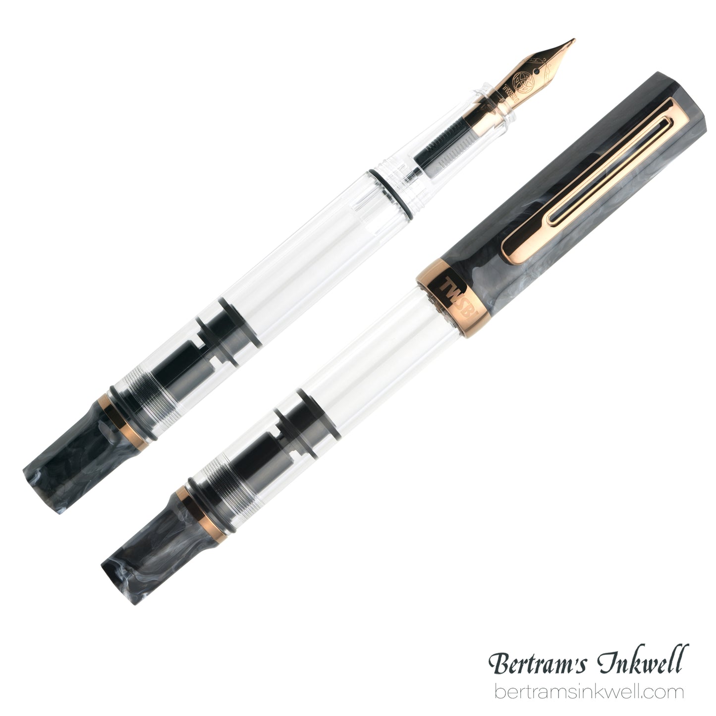 TWSBI Eco Black Marble with Bronze Fountain pen