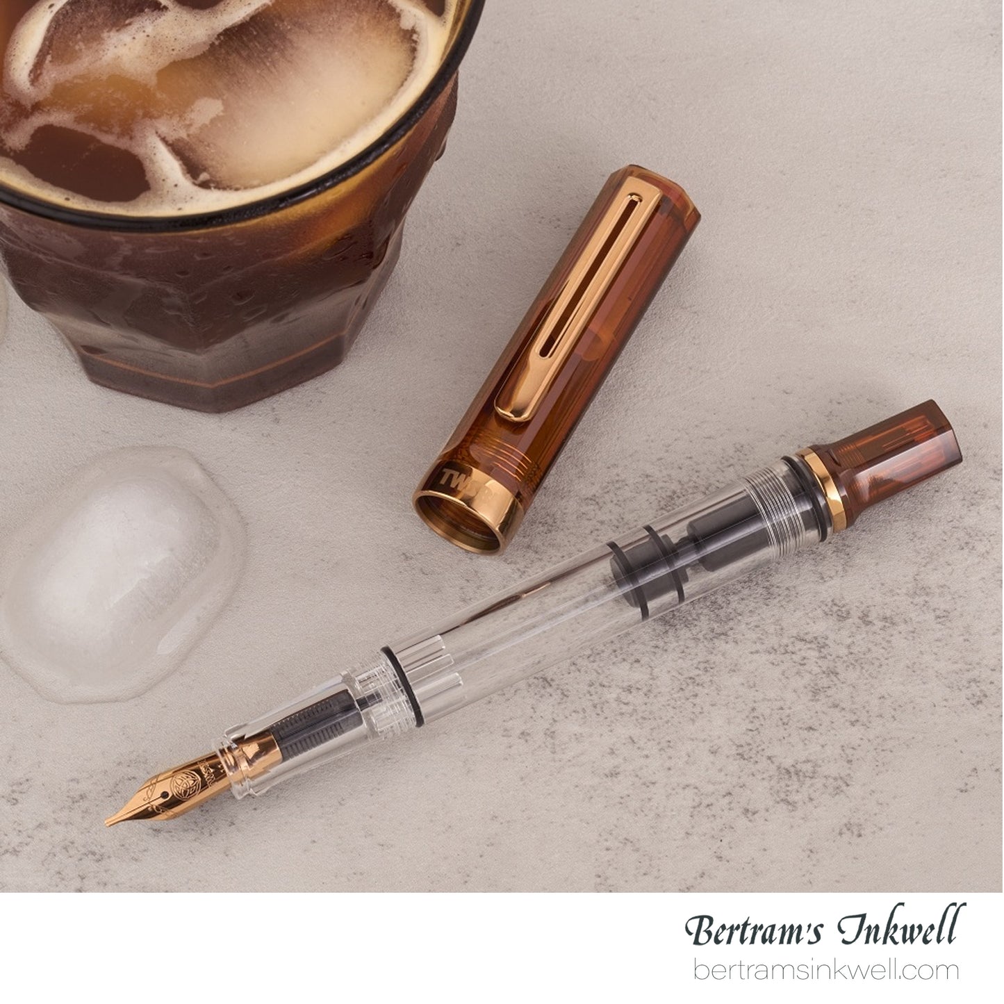 TWSBI Eco Rootbeer with Bronze Fountain pen