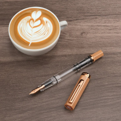 TWSBI Eco Caffe With Bronze Trim Fountain Pen