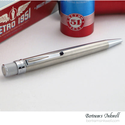 Retro 51 Tornado™ Classic Lacquer - Stainless Rollerball