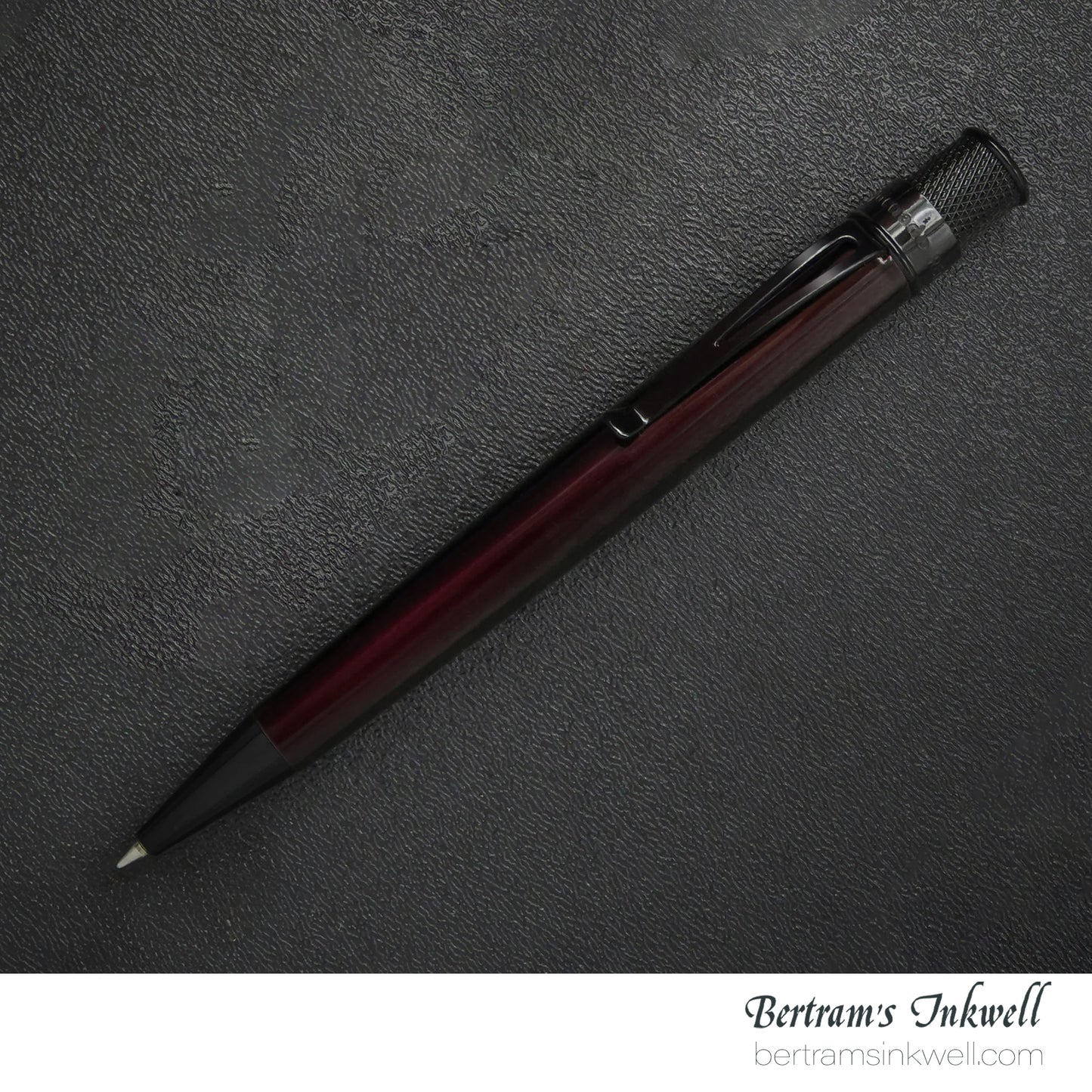 Retro 51 Tornado™ Stealth Lacquer - Black Cherry Rollerball