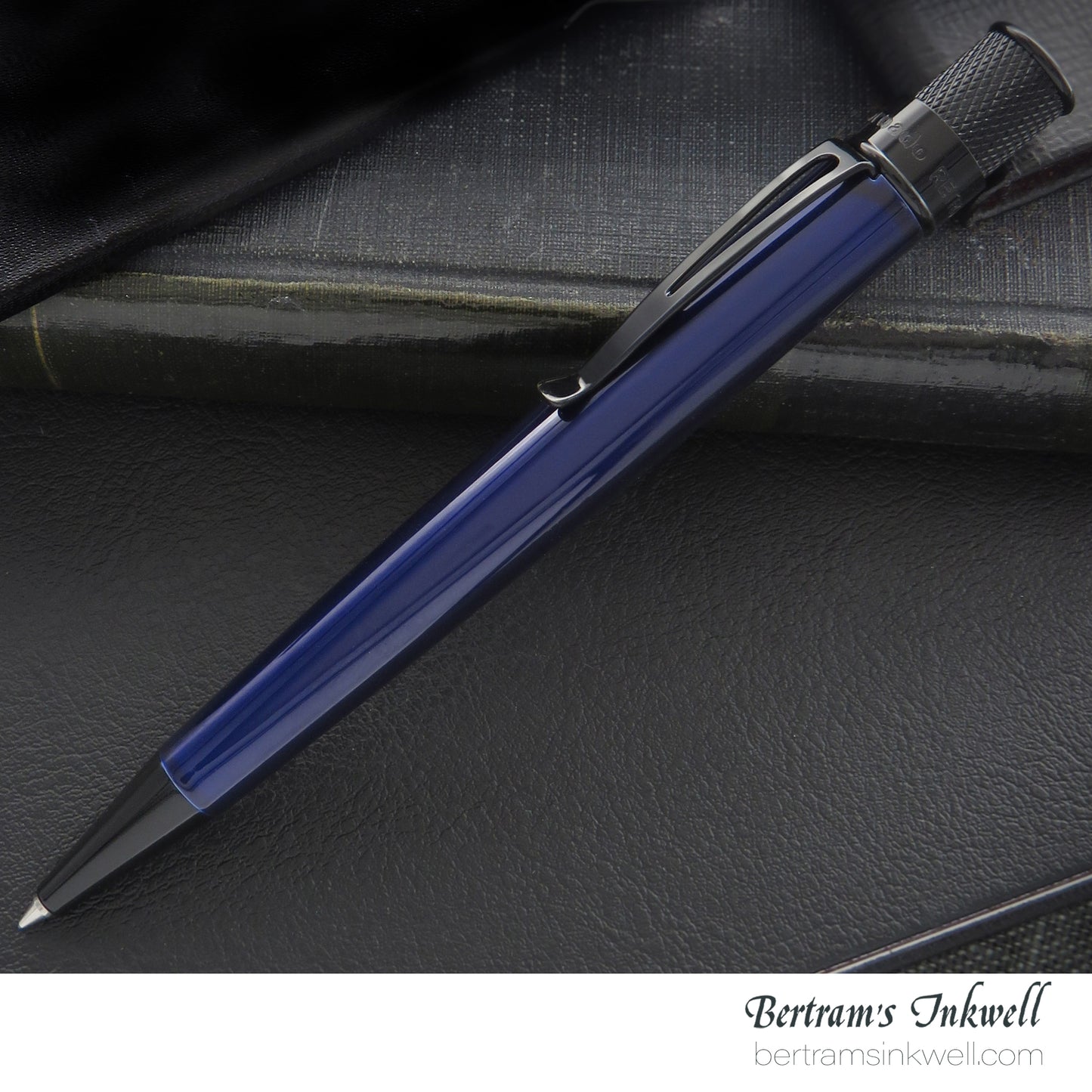 Retro 51 Tornado™ Stealth Lacquer - Blue Black Rollerball