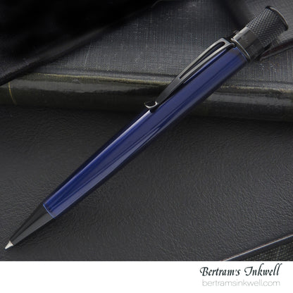 Retro 51 Tornado™ Stealth Lacquer - Blue Black Rollerball