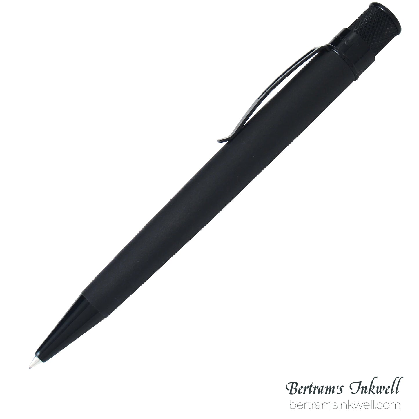 Retro 51 Tornado™ Stealth Lacquer - Matte Black Rollerball
