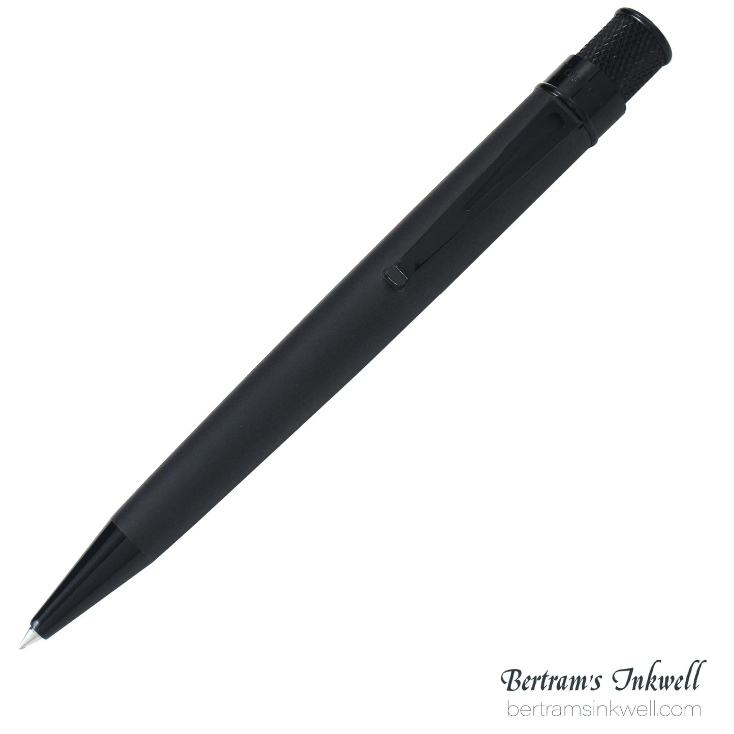 Retro 51 Tornado™ Stealth Lacquer - Matte Black Rollerball