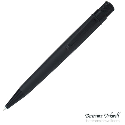 Retro 51 Tornado™ Stealth Lacquer - Matte Black Rollerball
