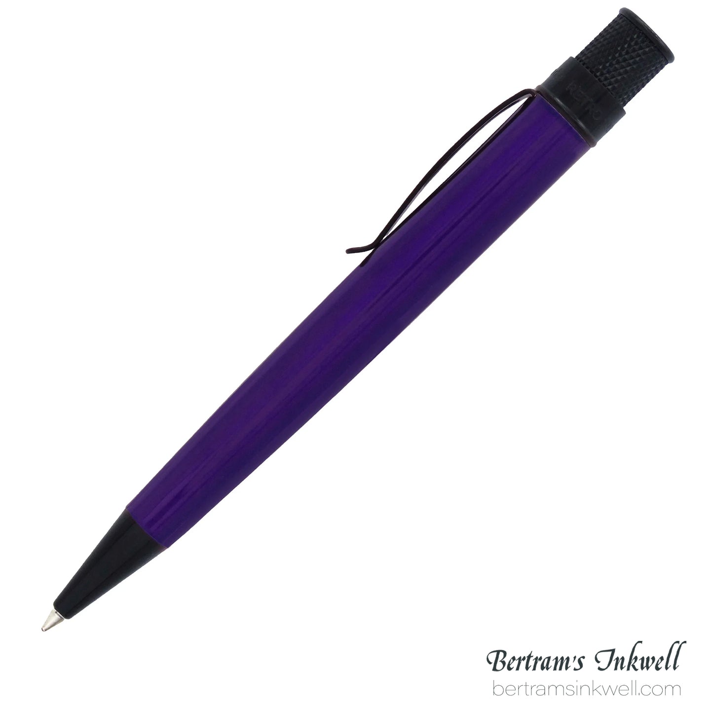 Retro 51 Tornado™ Stealth Lacquer - Midnight Purple Rollerball