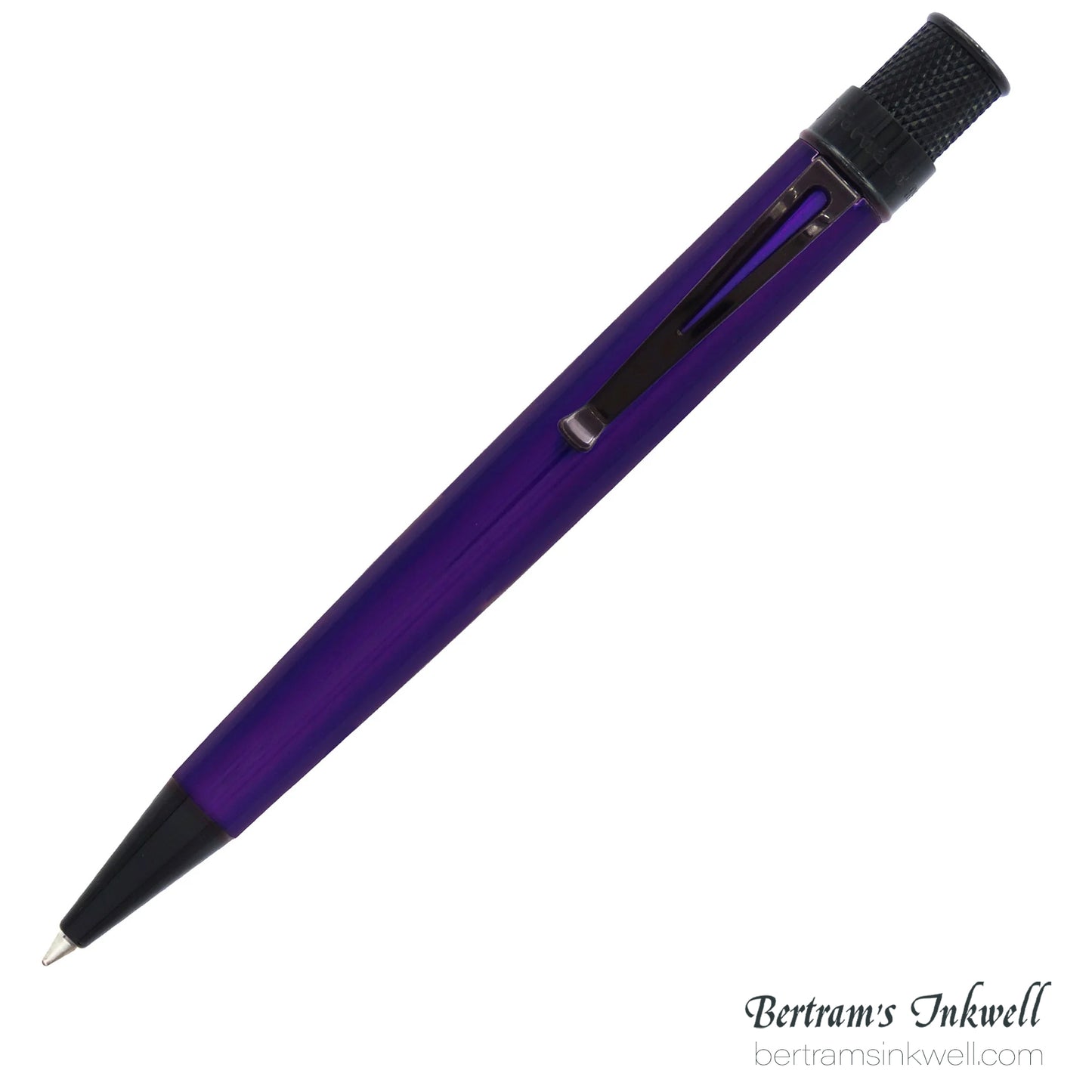 Retro 51 Tornado™ Stealth Lacquer - Midnight Purple Rollerball