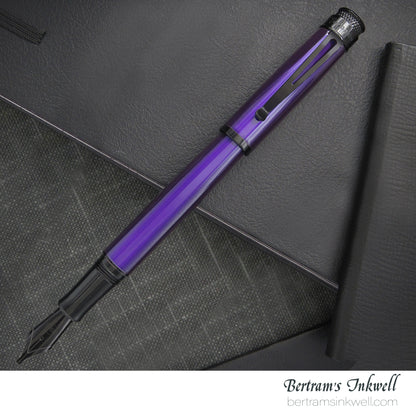 Retro 51 Tornado™ Stealth Lacquer -  Midnight Purple Fountain Pen