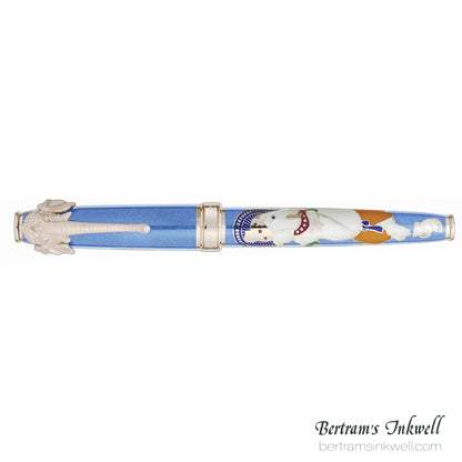 David Oscarson Lord Ganesha Azure Blue Fountain Pen