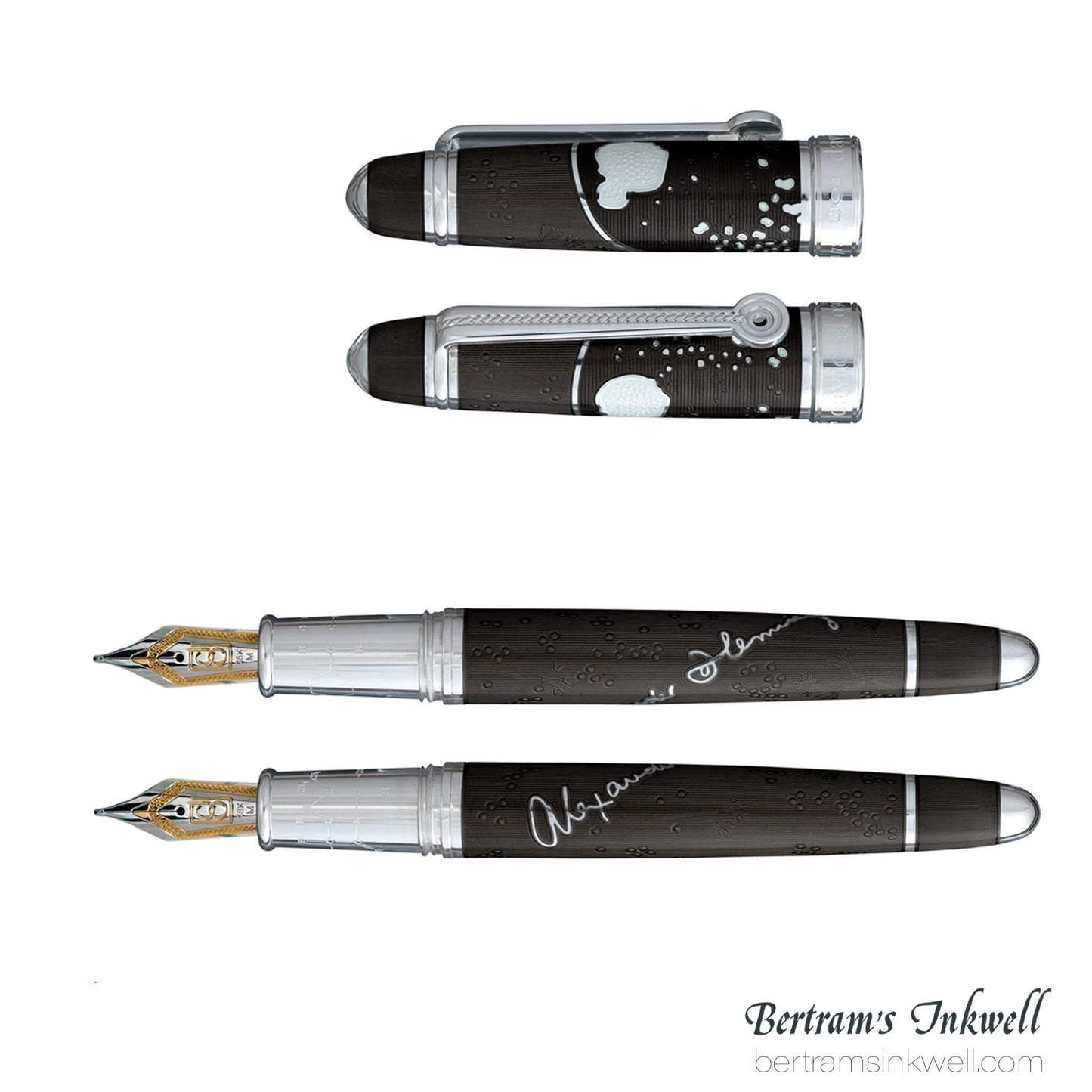 David Oscarson Sir Alexander Fleming Black Fountain Pen