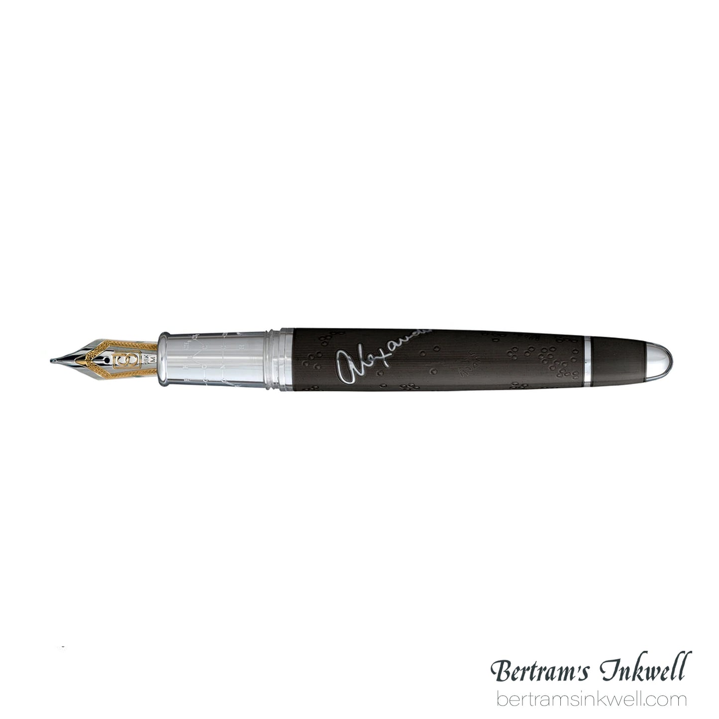 David Oscarson Sir Alexander Fleming Black Fountain Pen