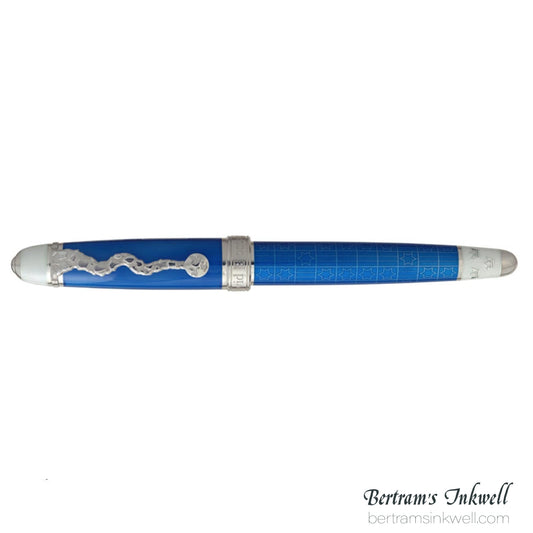 David Oscarson Raoul Wallenberg All Blue Fountain Pen