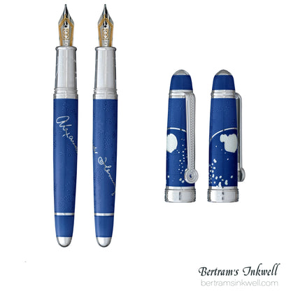 David Oscarson Sir Alexander Fleming Blue Fountain Pen