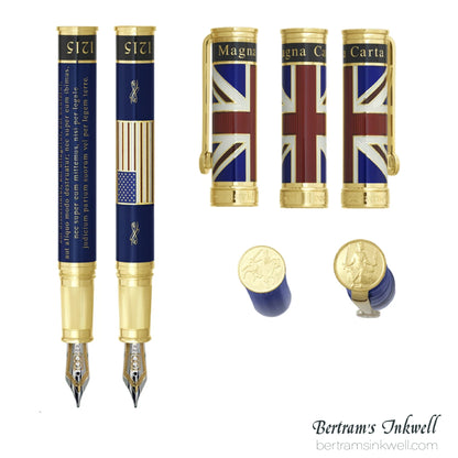 David Oscarson Magna Carta Blue Fountain Pen