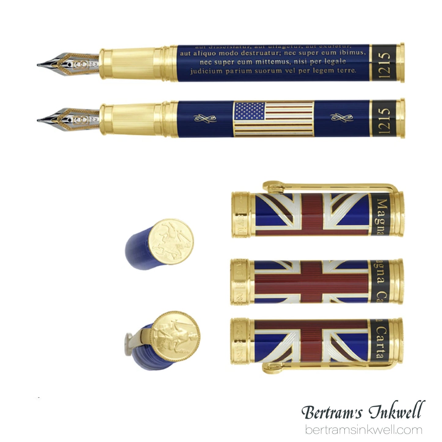 David Oscarson Magna Carta Blue Fountain Pen