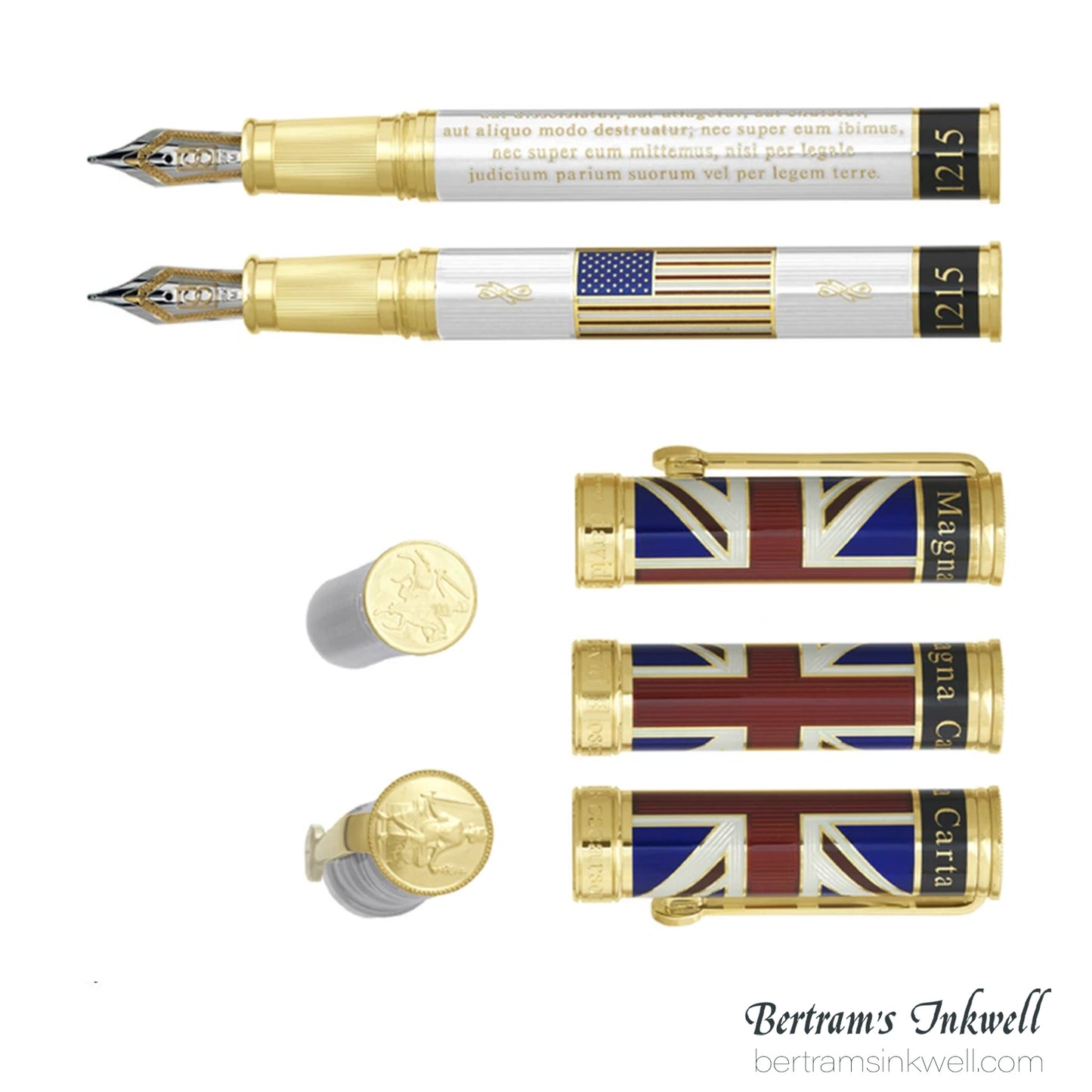 David Oscarson Magna Carta White Fountain Pen