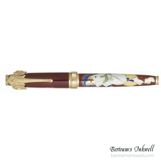 David Oscarson Lord Ganesha Ruby Red Fountain Pen