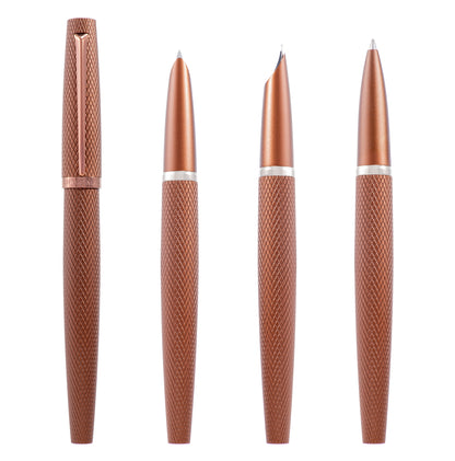 Diplomat Viper Brown Guilloche Rollerball