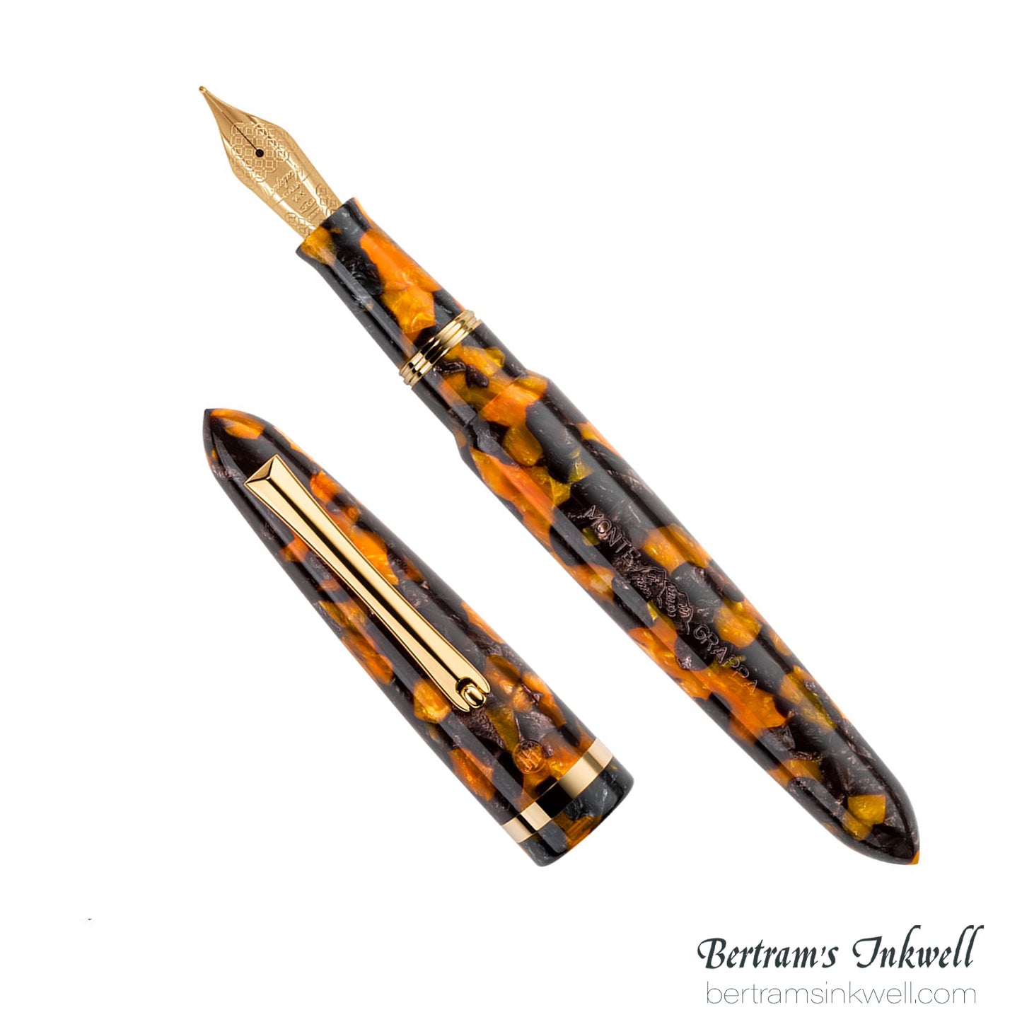 Montegrappa Venetia Havana Amber Fountain Pen