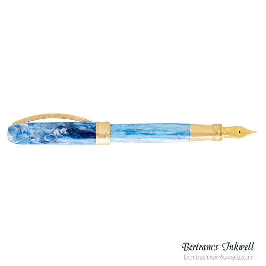 Visconti Comedia Paradiso Blue Fountain Pen