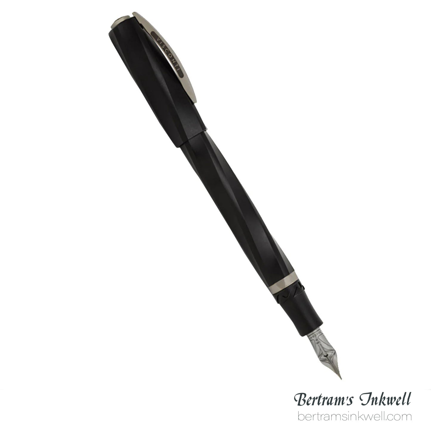 Visconti Divina Matte Black Oversize Fountain Pen