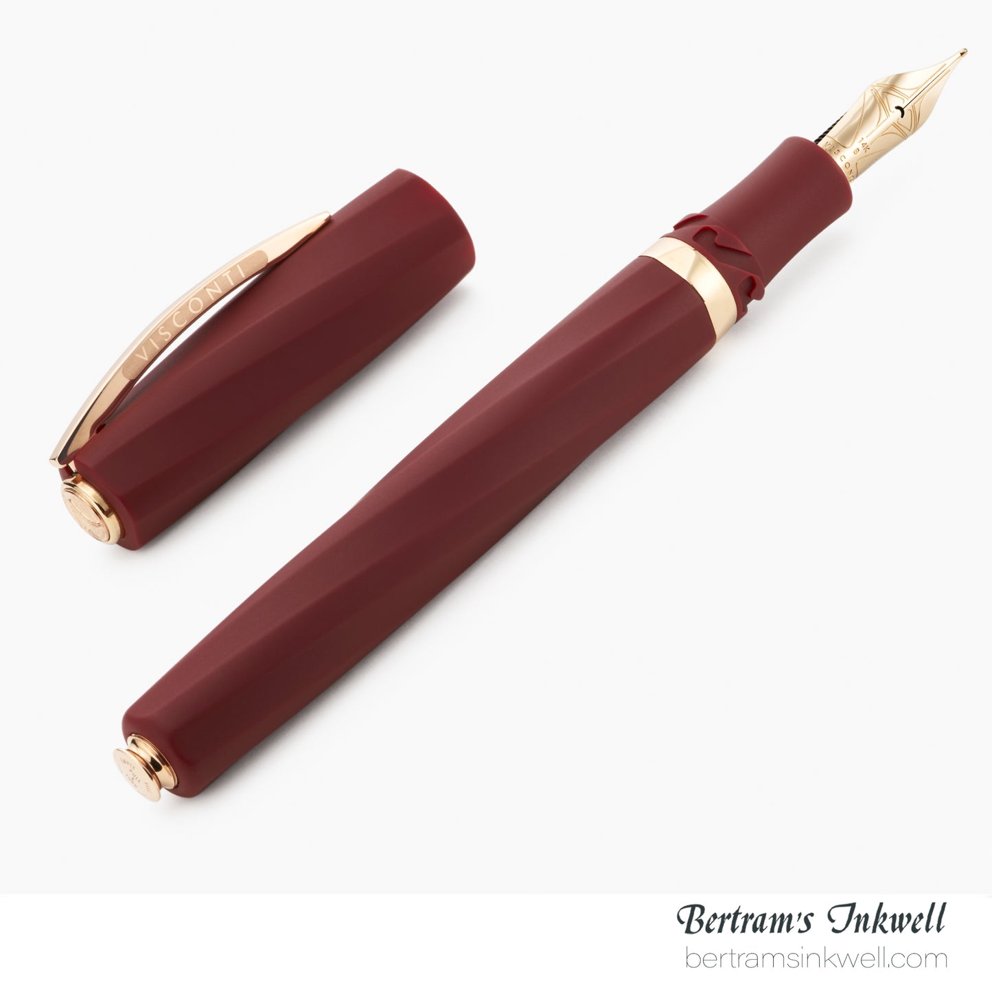 Visconti Divina Matte Bordeaux Oversize Fountain Pen