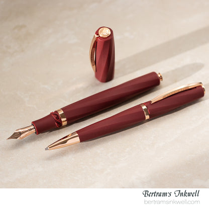Visconti Divina Matte Bordeaux Oversize Fountain Pen