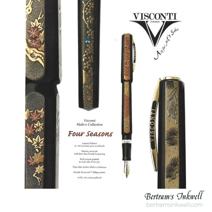 Visconti Four Seasons Maki-e Limited Edition Fountain Pen, 2007