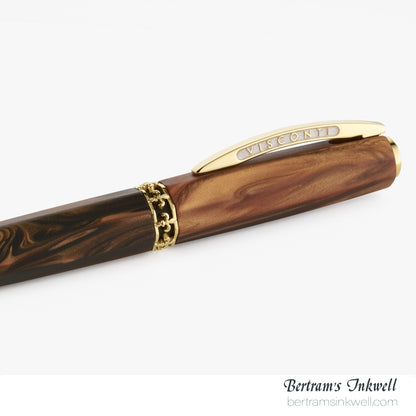 Visconti Medici Briarwood Gold Trim Ballpoint