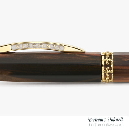 Visconti Medici Briarwood Gold Trim Ballpoint