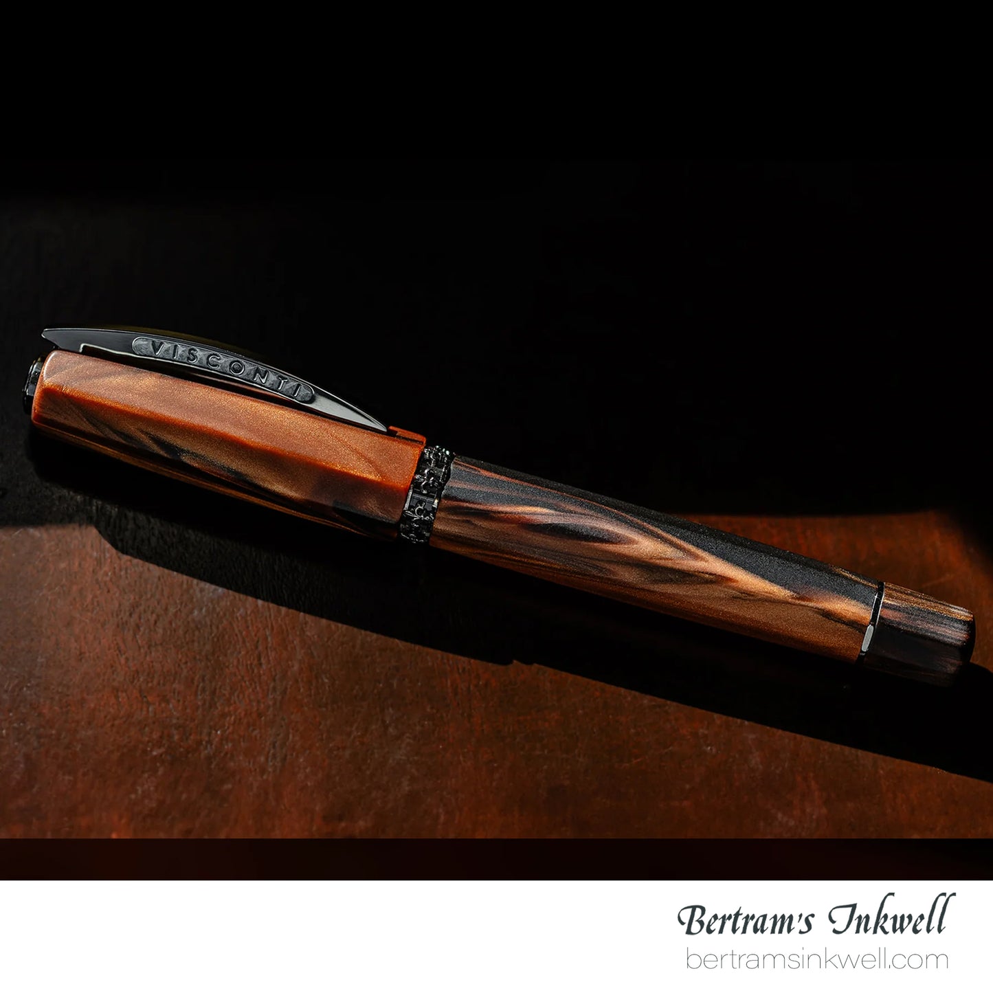 Visconti Medici Briarwood Ruthenium Fountain Pen