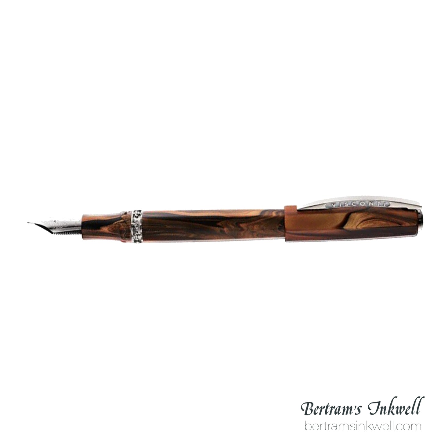 Visconti Medici Briarwood Ruthenium Fountain Pen