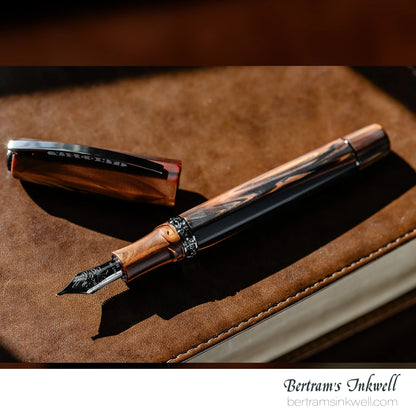 Visconti Medici Briarwood Ruthenium Fountain Pen