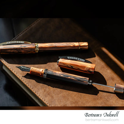 Visconti Medici Briarwood Ruthenium Fountain Pen