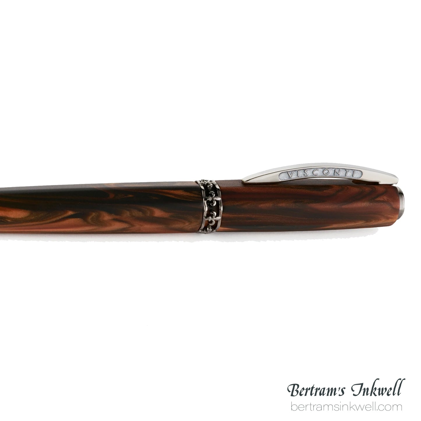 Visconti Medici Briarwood Ruthenium Fountain Pen