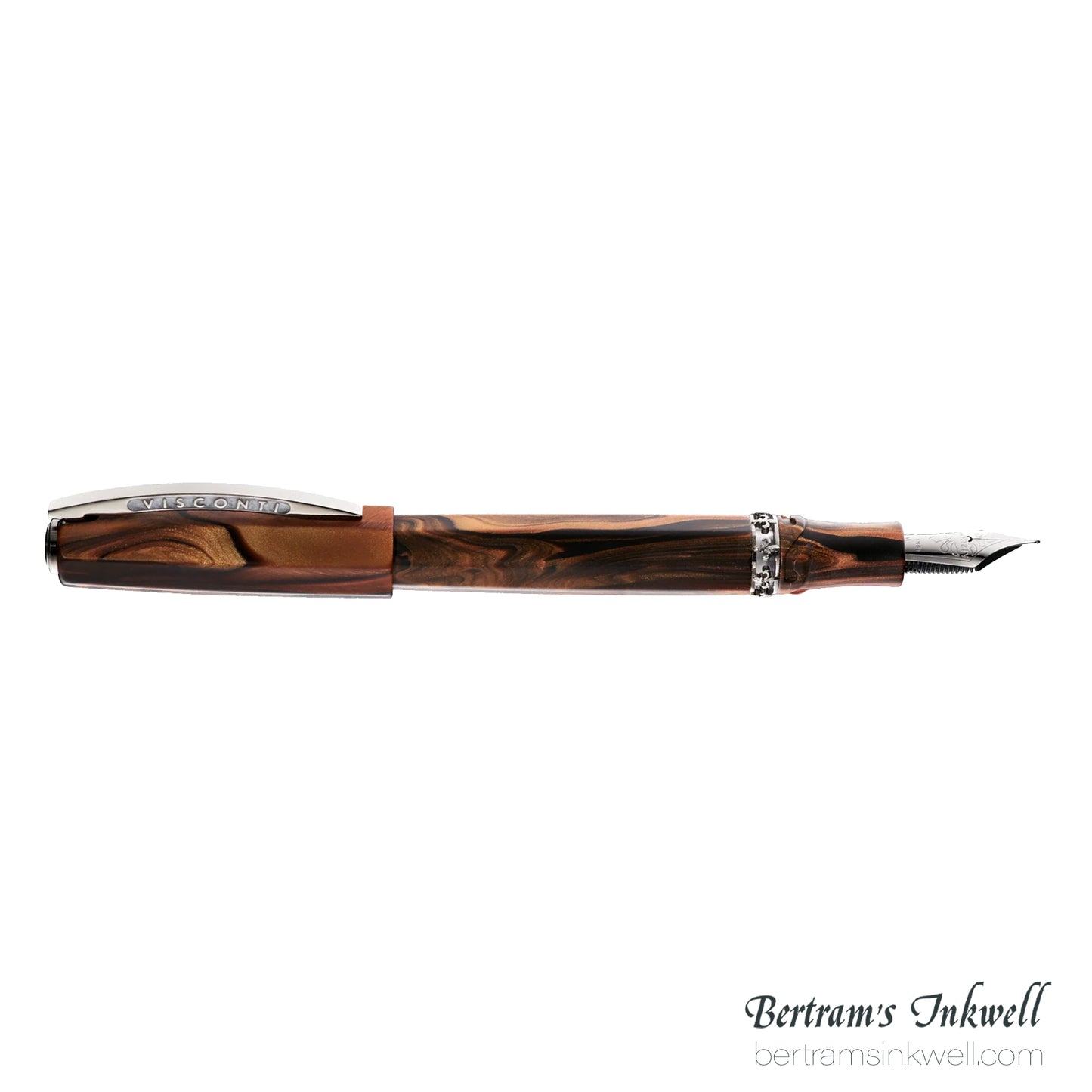 Visconti Medici Briarwood Ruthenium Fountain Pen