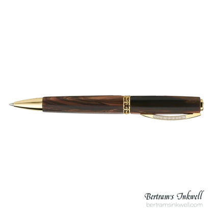 Visconti Medici Briarwood Gold Trim Ballpoint