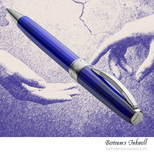 Visconti Michelangelo Translucent Blue Ballpoint