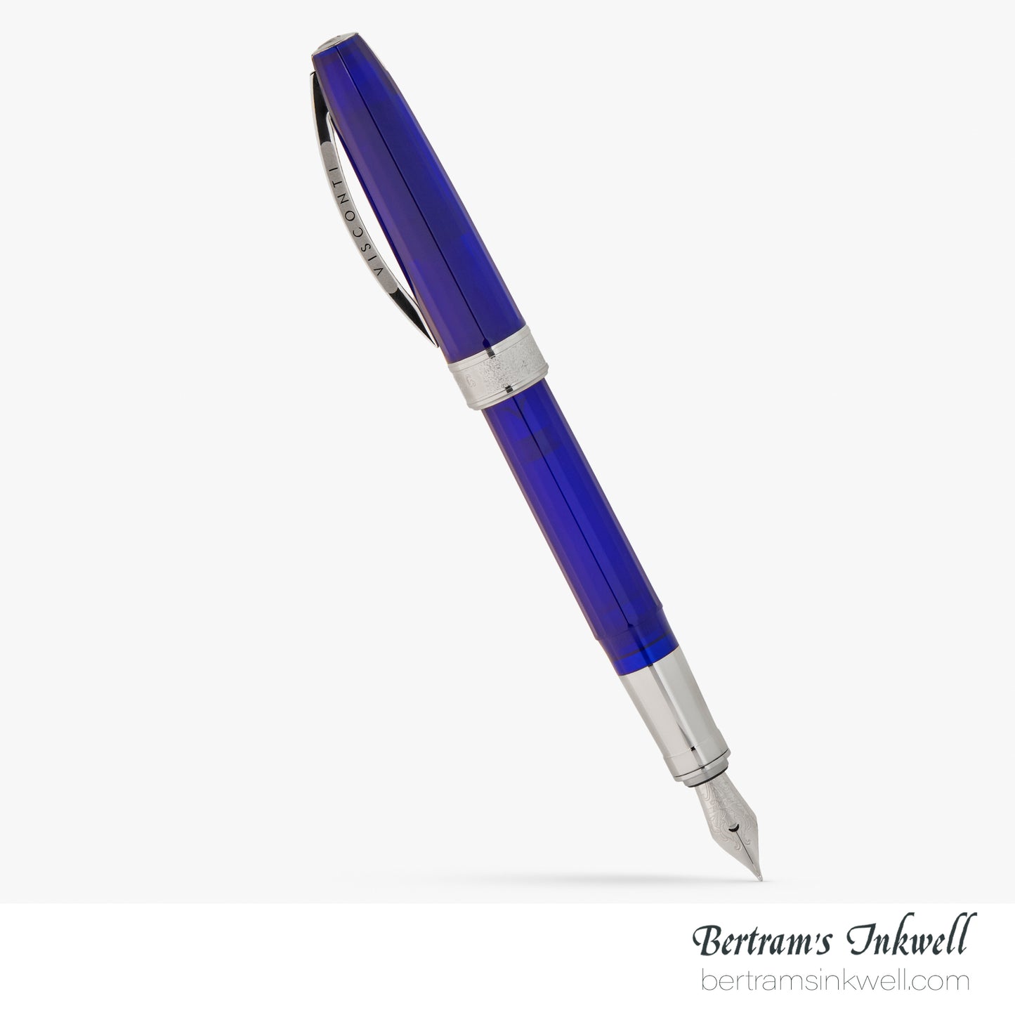 Visconti Michelangelo Translucent Blue Fountain Pen