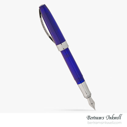 Visconti Michelangelo Translucent Blue Fountain Pen
