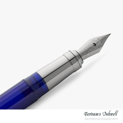Visconti Michelangelo Translucent Blue Fountain Pen