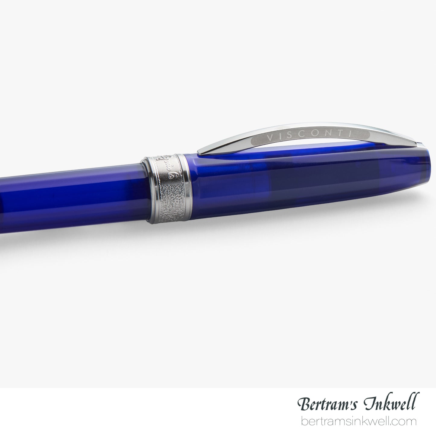 Visconti Michelangelo Translucent Blue Fountain Pen