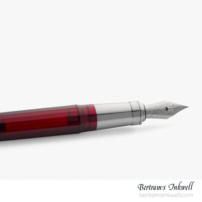Visconti Michelangelo Translucent Red Fountain Pen