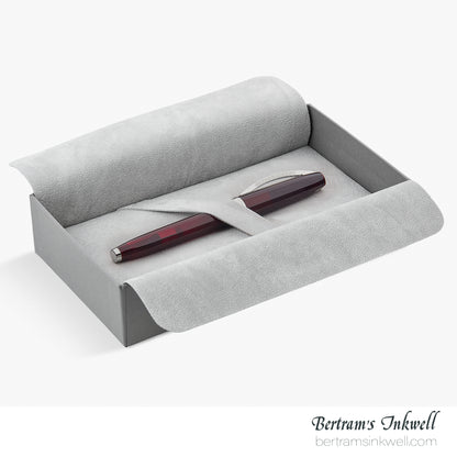 Visconti Michelangelo Translucent Red Fountain Pen