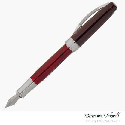 Visconti Michelangelo Translucent Red Fountain Pen