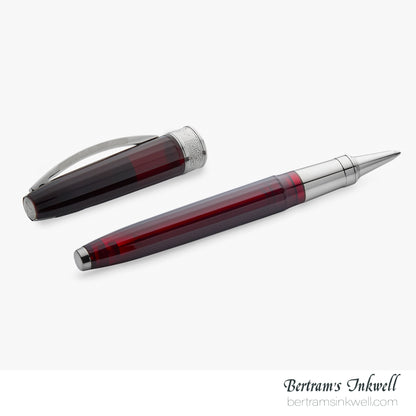 Visconti Michelangelo Translucent Red Rollerball