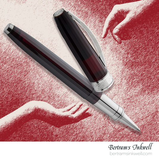 Visconti Michelangelo Translucent Red Rollerball