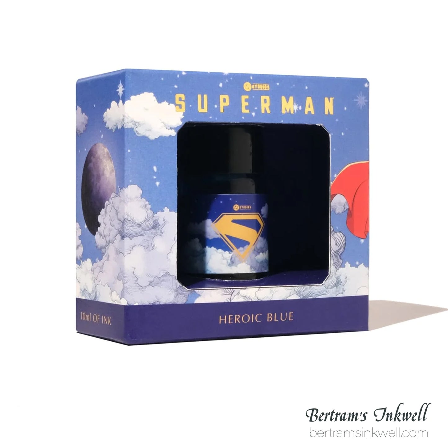 Ferris Wheel Press x Warner Bros Superman - Heroic Blue - 10ml Ink Bottle