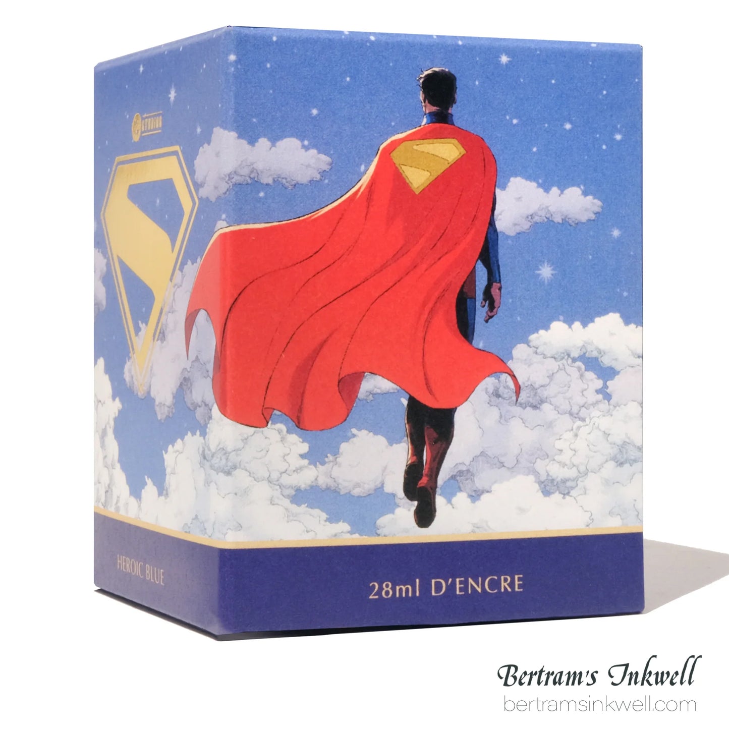 Ferris Wheel Press x Warner Bros Superman - Heroic Blue - 28ml Ink Bottle